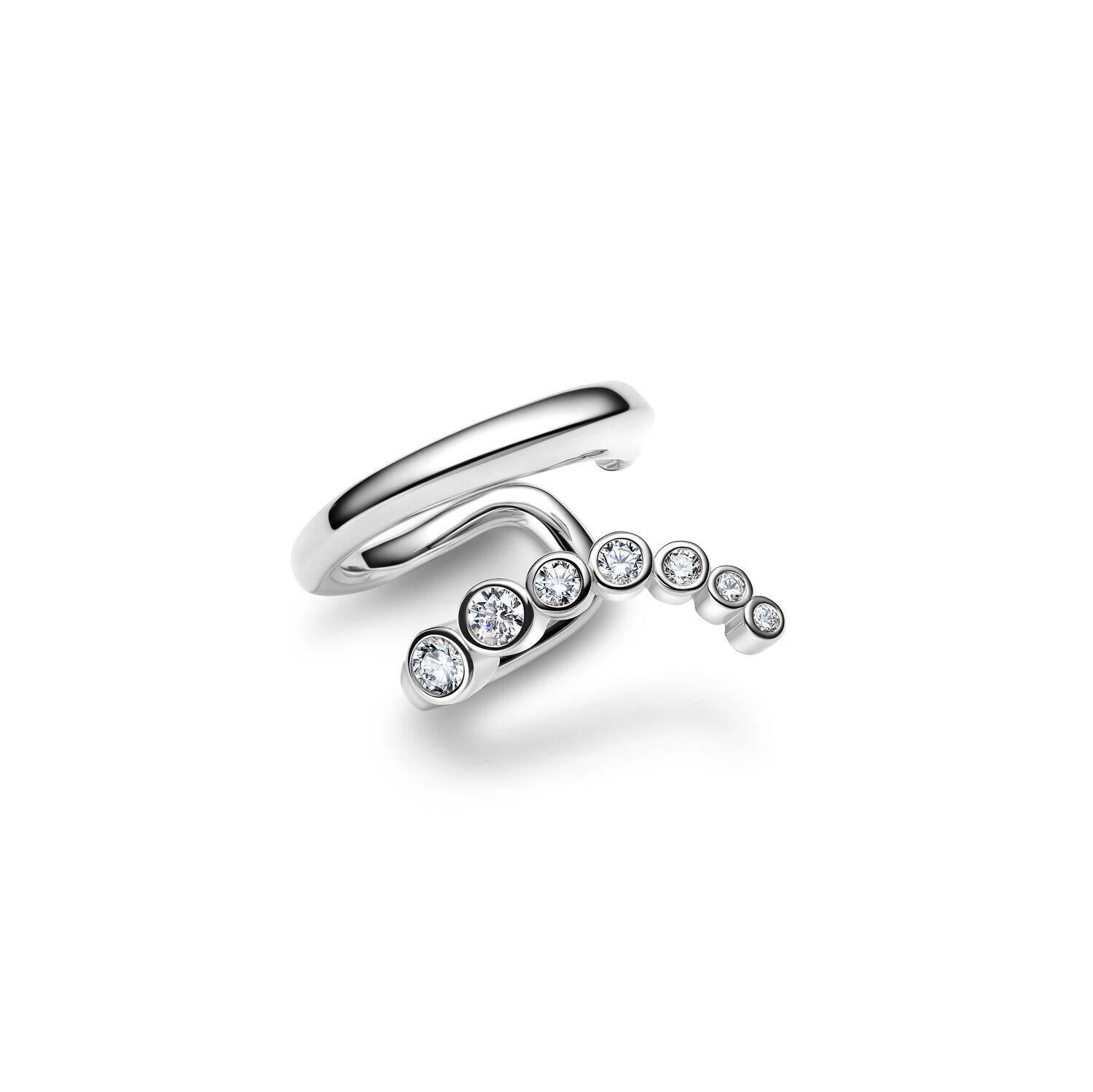 Arc earcuff – sølv